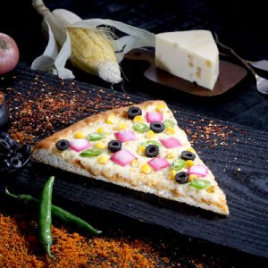 Srilankan sambal pizza wedge